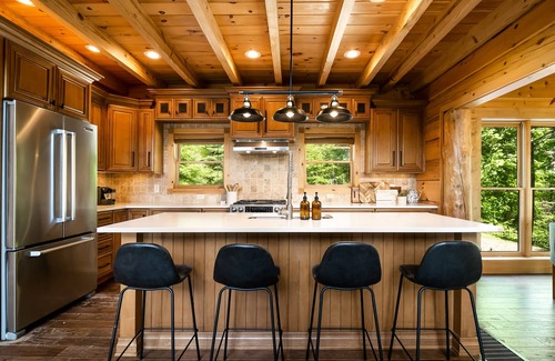Topton Casa | Secluded, Modern Cabin, Views, Lake, Private Dock, Now with High Speed WIFI