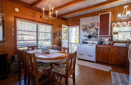 Foley Cabina | Secluded waterfront fishing cabin, boat dock, pier, sunsets, boat to beach