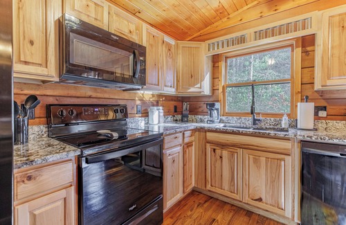 Cherokee Cabina | Secluded wilderness cabin retreat in Bryson City- Dog friendly! WiFi A/C