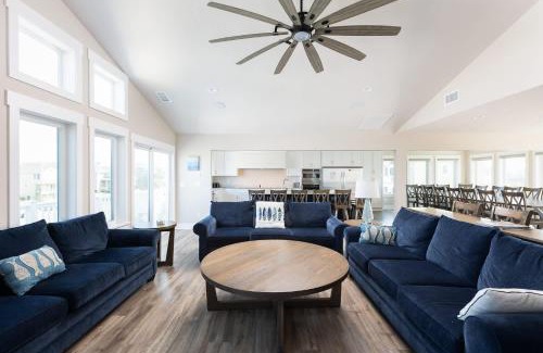 Whalehead Beach Casa | Semi-Oceanfront Retreat with Pool Theater Elevator