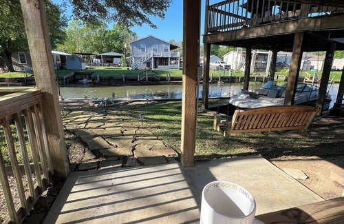 Willis Casa | Serene Waterfront Home- With Boat Parking and Access to Lake Conroe!!
