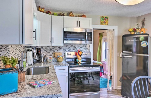 Hendersonville Cabaña | Shaw Creek Cottage w/ Fire Pit & Forest Views