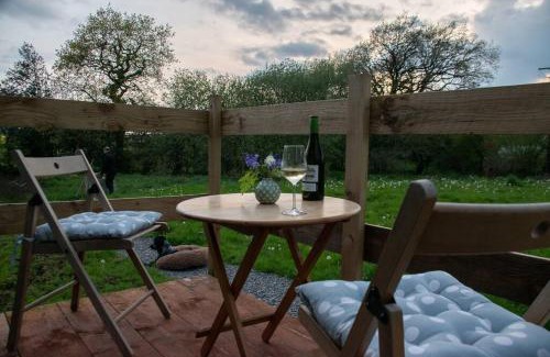 Cowbridge Chalet De Esquí | Shepherds Hut in enclosed field