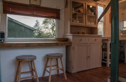 Cowbridge Chalet De Esquí | Shepherds Hut in enclosed field