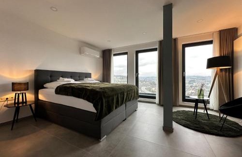 Siegen Casa | SI-View Doppelzimmer mit Stadtblick Zimmer 17 - Hotel