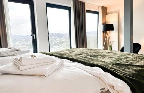Siegen Casa | SI-View Doppelzimmer mit Stadtblick Zimmer 17 - Hotel