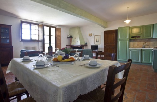 Ponte di Gabbiano Otro | Siena: apartamento para 5 personas en la planta baja con vistas a Crete Senesi