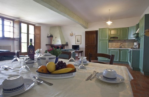 Ponte di Gabbiano Otro | Siena: apartamento para 5 personas en la planta baja con vistas a Crete Senesi