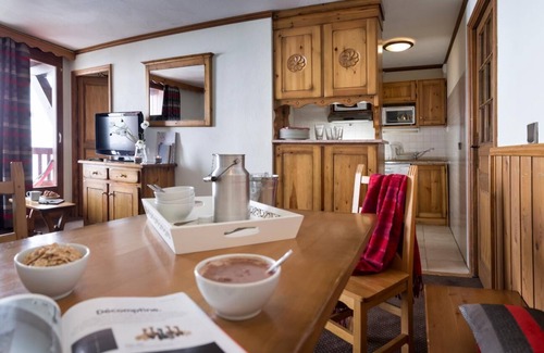 Val-Thorens Apartamento | 100m del centro estación, fitness, balcón, tv, local para esquís, 35m², Val Thorens
