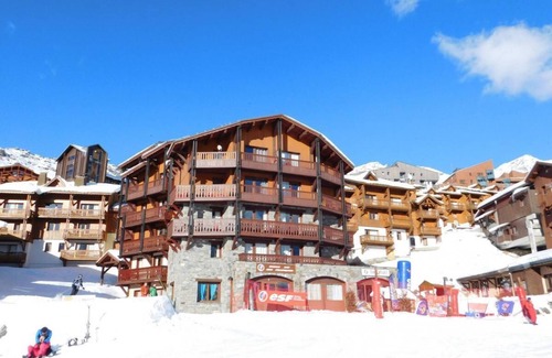 Val-Thorens Apartamento | 100m del centro estación, fitness, balcón, tv, local para esquís, 35m², Val Thorens