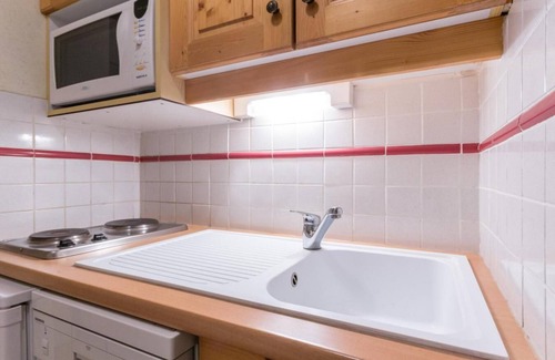 Plagne Centre Apartamento | Al pie de las pistas de esquí, 8.o piso, vista montaña, balcón, tv, local para esquís, 16m²