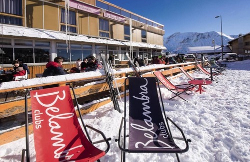 Orcieres-Merlette Apartamento | Ski-in/ski-out & foot of the slopes, view resort, tv, ski locker, 25-30m², Orcières Merlette 1850