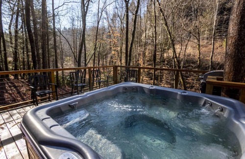Rogers Cabina | Sleeps 4 ~ Modern Cabin ~ Hot Tub ~ Pet Friendly