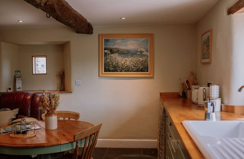 Watchet Cabaña | Rural-Baño privado con ducha-Vista al campo-Slowley Farm Cottage