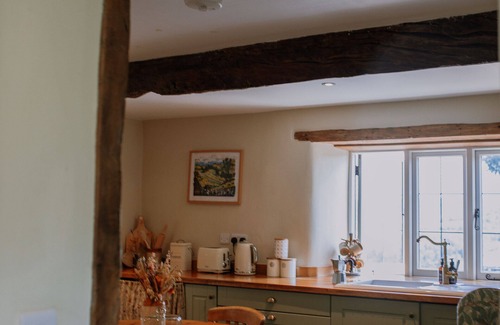Watchet Cabaña | Rural-Baño privado con ducha-Vista al campo-Slowley Farm Cottage