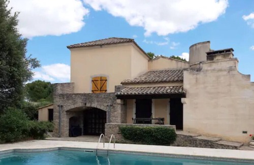Lunel Villa | Villa-Familiar-Baño con bañera-Vista a la Piscina