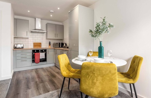 Rotherham Apartamento | Smart 1 Bedroom Apartment in Central Rotherham