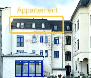 Crimmitschau Apartamento | Smiles Homes Appartement 52m2 im Hotel Mauritius - Privatparkplatz kostenfrei, Frühstück buchbar, direkt im Zentrum