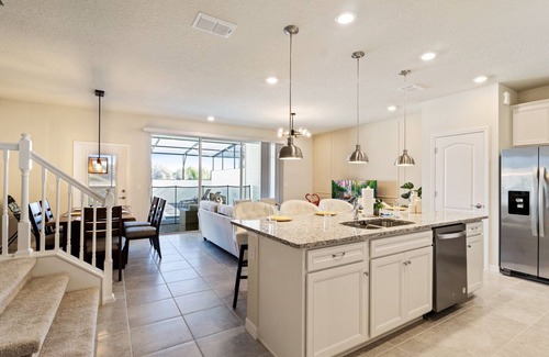 Sunridge Woods Casa | Solterra Elegantly 5BR4.5BA Villa w/private pool, Near Disney, FREE water park