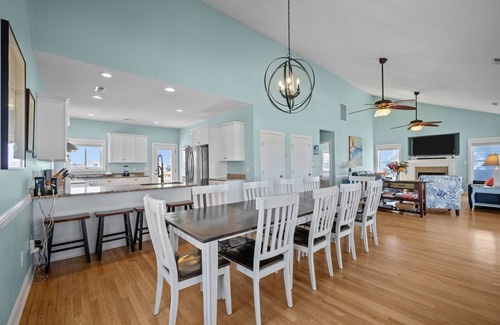 Emerald Isle Casa | Soul Shine - water views, heated pool, hot tub, pet friendly, elevator