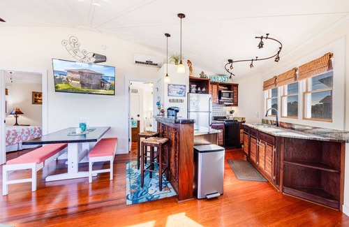 Brigands' Bay Casa | Soundfront Dog Friendly Tiki Hut w/ Hot Tub, Smart TVs, and Private Sound Access