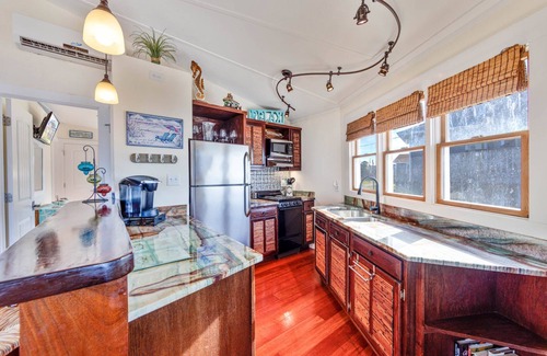 Brigands' Bay Casa | Soundfront Dog Friendly Tiki Hut w/ Hot Tub, Smart TVs, and Private Sound Access