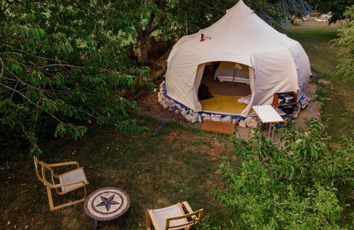 Liverton Alquiler De RV | South Devon Luna Bell Tent