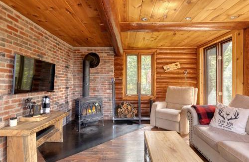 Saint-Michel-des-Saints Chalet De Esquí | Spa and Great Comfort - Le Bo Bois Rond
