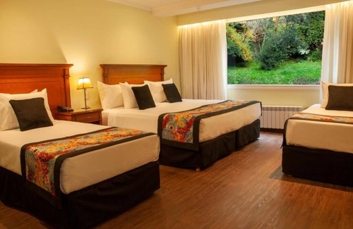 San Carlos de Bariloche Hotel | Spacious and Family Friendly Room Nestled in Forest Gardens and Nature