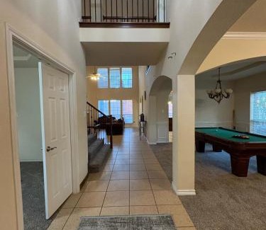 Little Elm Villa | Spacious 6 bedroom Home - Gym - Office - Games - Near PGA Frisco & Universal kids
