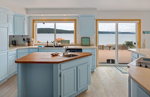 Belfair Casa | Gran casa frente a la playa en Hood Canal !!