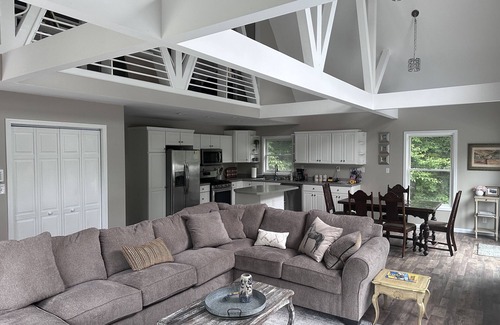 Alanson Casa | Spacious home, 12 miles from Nubs Nob, Harbor Springs surrounded by forest.
