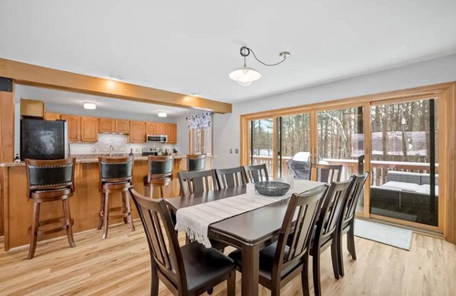 Gilford Casa | Spacious home near outdoor rec with deck, grill, games, smart TVs, AC, & W/D