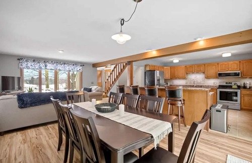 Gilford Casa | Spacious home near outdoor rec with deck, grill, games, smart TVs, AC, & W/D