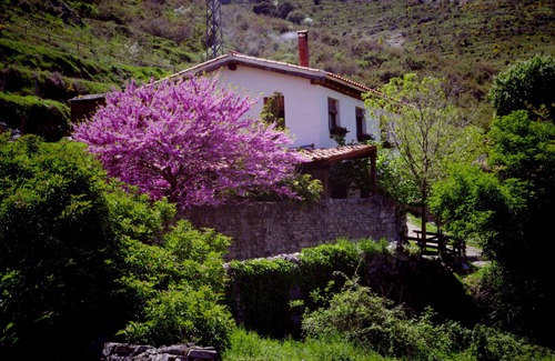 Munilla Cabaña | Casa amplia en la montaña en piedra y madera, con jardín, porche y barbacoa.