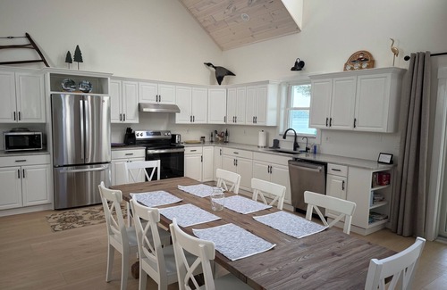 Crosslake Casa | Spacious Open Concept Cabin on Big Pine Lake w/ Sandy Beach & Incredible Sunsets