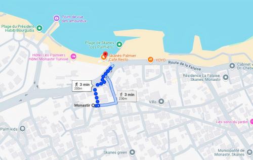 Sqanes Apartamento | Spacious & Peaceful 2 Bedroom Apartment 200m from Beach Monastir