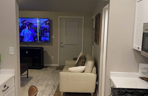 Champaign Casa | Spacious, remodeled 4-bedroom home with WiFi, AC, fire pit in charming Champaign