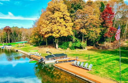 Indian Lake Casa | Spacious & Secluded Lakefront Oasis ~ Private Dock