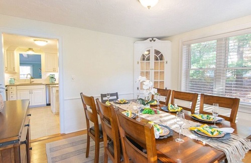 Marstons Mills Casa | Spacious Stone Fire Pit Game Room!