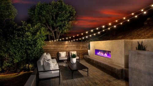 Mission Viejo Casa | Spanish-Inspired Mission Viejo Home with Courtyard Firepit Backyard Dining Casa Cordero by AvantStay