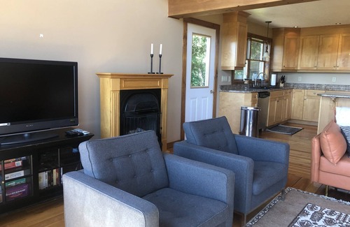 Newport Center Casa | Spectacular Mountain Views from this Chalet Near Ski Resort and Lake