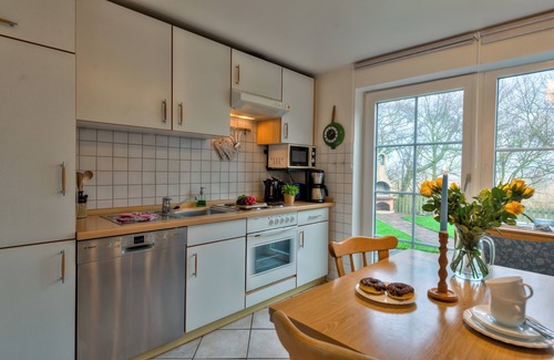 Dagebuell Apartamento | "Speelwark", escuchar y oler el mar, terraza, palo de FireTV, lavavajillas