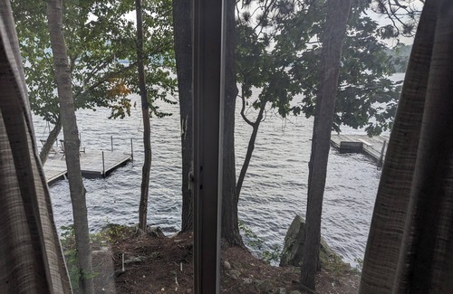 Holderness Casa | Squam Lake Waterfront home. You can't get any closer to the water!