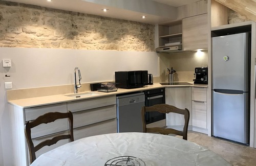 Saint-Maurice-de-Cazevieille Casa | Casa de piedra con piscina cerca de Uzès