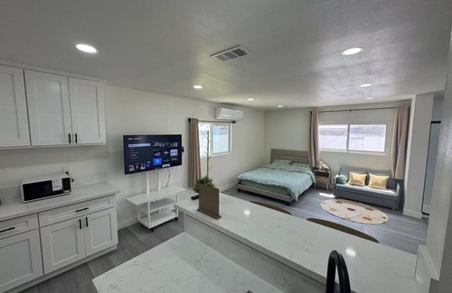 Bassett Casa | Standalone Private Studio with an additional sofa bed sleep up to 3 people