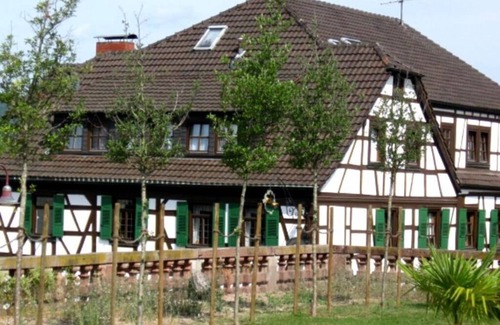 Laudenbach Cabaña | Habitación Estándar Cama Doble Nr. 3 - Goldner Engel, Restaurante - Hotel - Carnicero