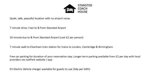 Rickling Green Apartamento | Stansted Coach House - Apartment Hotel