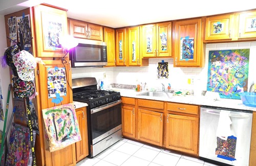 West New York Apartamento | Starry Art room Artistic Apartment with AC, WiFi in awesome West New York