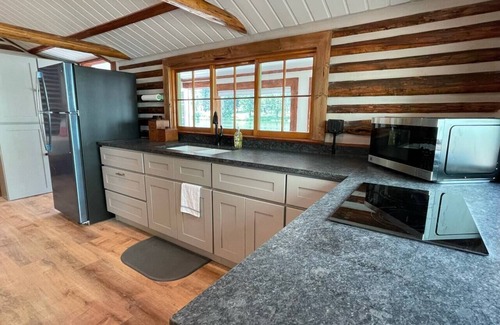 Island Park Cabina | Historic 1920 Riverfront Cabin w/ HotTub~Fall Rate